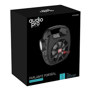 Parlante Bluetooth Con Panel Solar Y Linterna Blanco - Ps