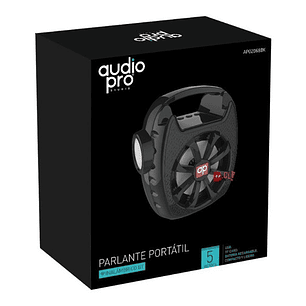 Parlante Bluetooth Con Panel Solar Y Linterna Blanco - Ps