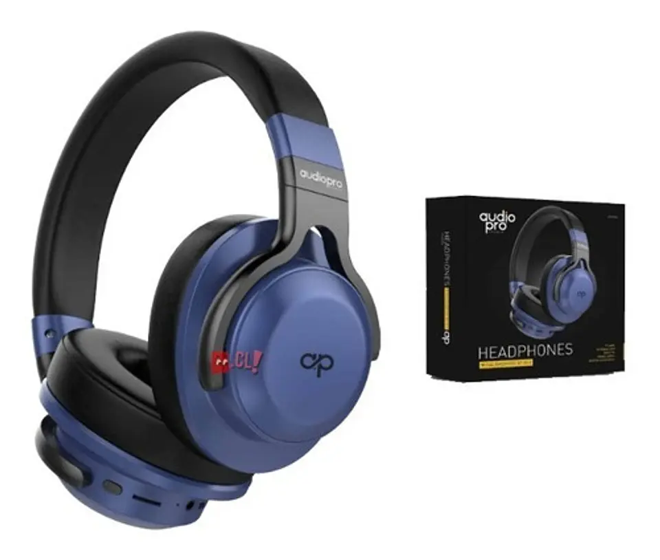 Audífonos Bluetooth Y 3.5mm Recargable Azul - Ps 2