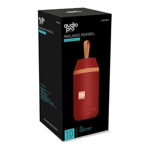 Parlante Bluetooth 10w Rms Portátil Rojo - Ps