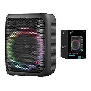 Parlante Bluetooth Karaoke Con Micrófono Luz Flash - Ps