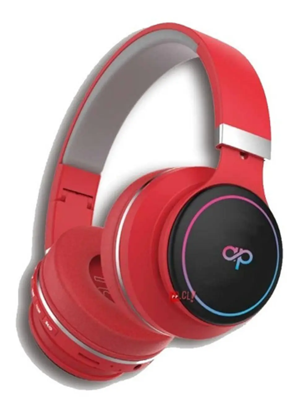 Audífonos Gamer Bluetooh Iluminación Rgb Rojo - Ps 1