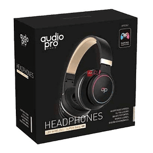 Audífonos Gamer Bluetooh Iluminación Rgb Rojo - Ps