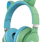 Audífonos Para Niños Bluetooh Con Orejas Led Verde - Ps - Miniatura 1