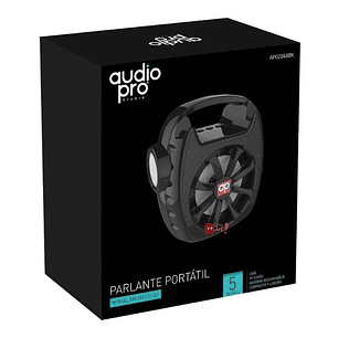 Parlante Bluetooth Con Panel Solar Y Linterna Verde - Ps