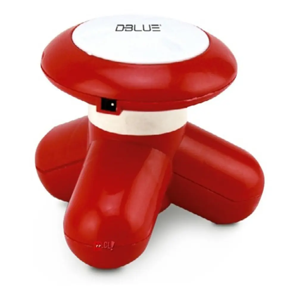 Masajeador Portátil A Pilas O Conexión Usb Color Rojo - Ps 1