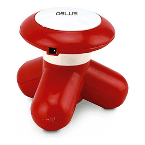 Masajeador Portátil A Pilas O Conexión Usb Color Rojo - Ps