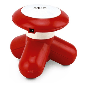 Masajeador Portátil A Pilas O Conexión Usb Color Rojo - Ps