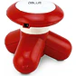 Masajeador Portátil A Pilas O Conexión Usb Color Rojo - Ps - Miniatura 1