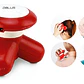 Masajeador Portátil A Pilas O Conexión Usb Color Rojo - Ps - Miniatura 2