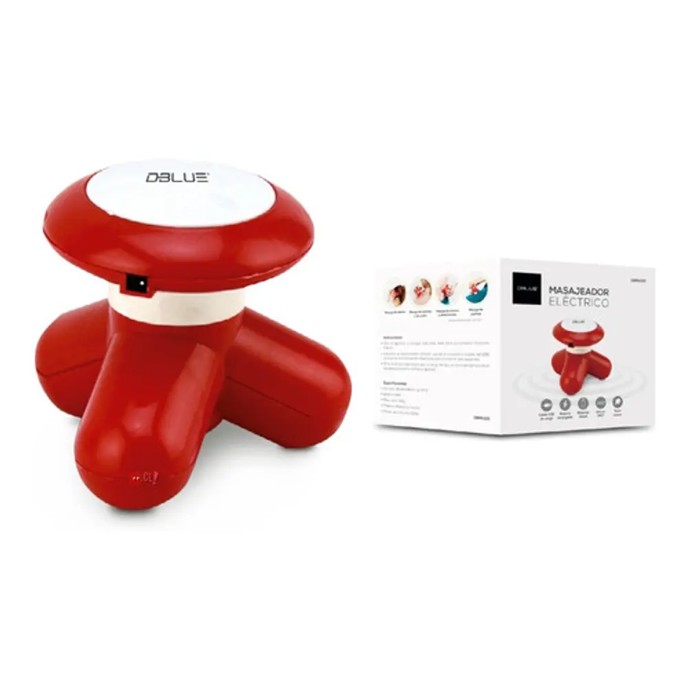 Masajeador Portátil A Pilas O Conexión Usb Color Rojo - Ps 3