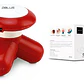 Masajeador Portátil A Pilas O Conexión Usb Color Rojo - Ps - Miniatura 3