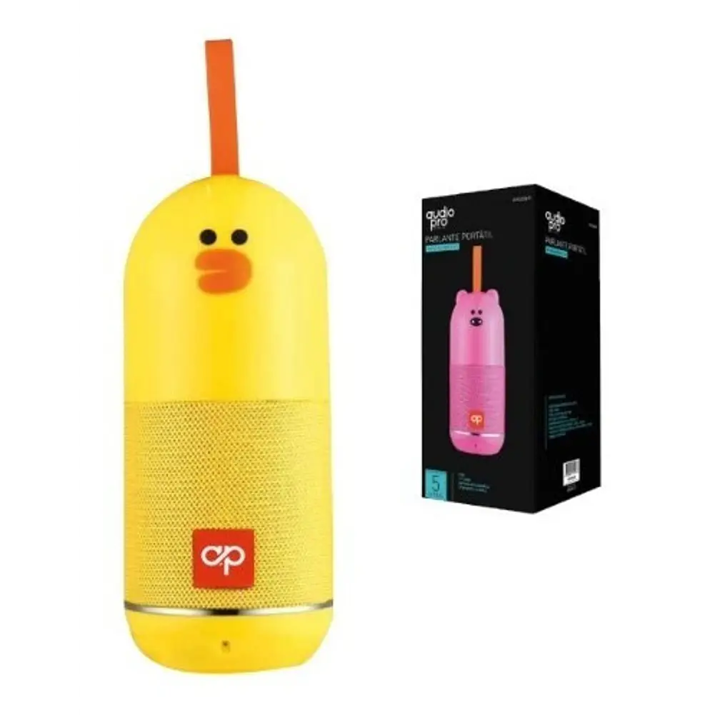 Parlante Bluetooth Diseño Oso Infantil Amarillo - Ps 2
