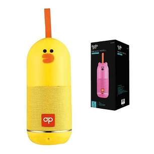 Parlante Bluetooth Diseño Oso Infantil Amarillo - Ps
