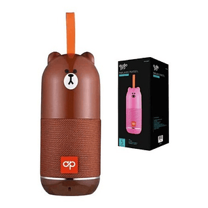 Parlante Bluetooth Diseño Oso Infantil Café - Ps