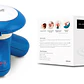 Masajeador Portátil A Pilas O Conexión Usb Color Azul - Ps - Miniatura 1