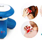 Masajeador Portátil A Pilas O Conexión Usb Color Azul - Ps - Miniatura 3