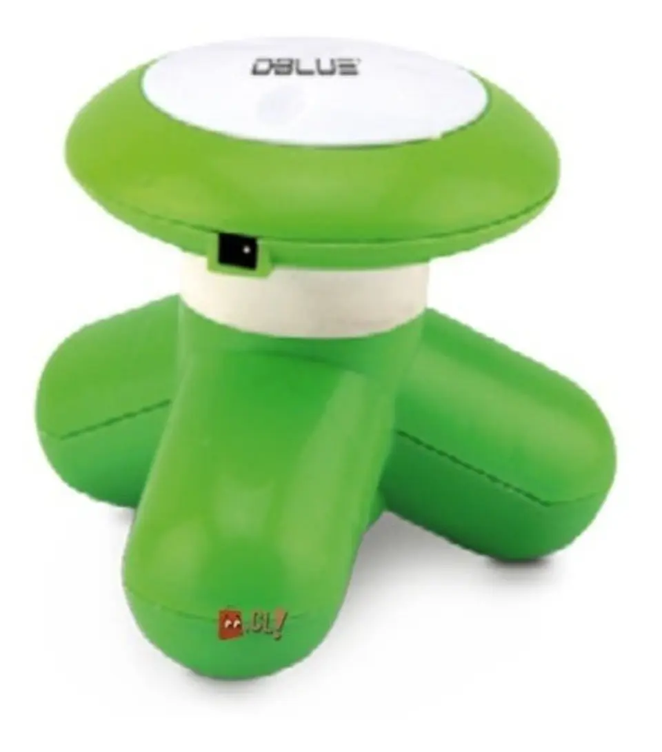 Masajeador Portátil A Pilas O Conexión Usb Color Verde - Ps 1