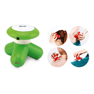 Masajeador Portátil A Pilas O Conexión Usb Color Verde - Ps