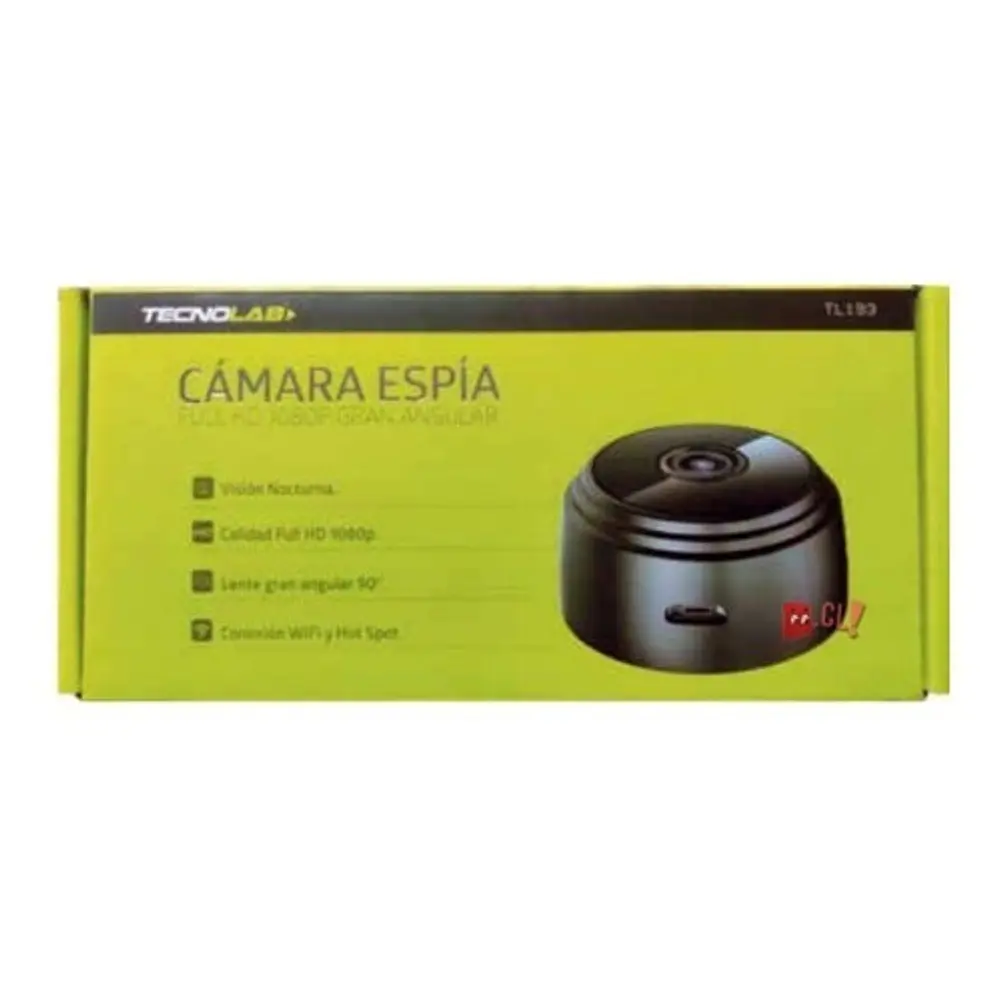 Cámara De Seguridad Mini Wifi Full Hd Angular 90 Grados - Ps 3