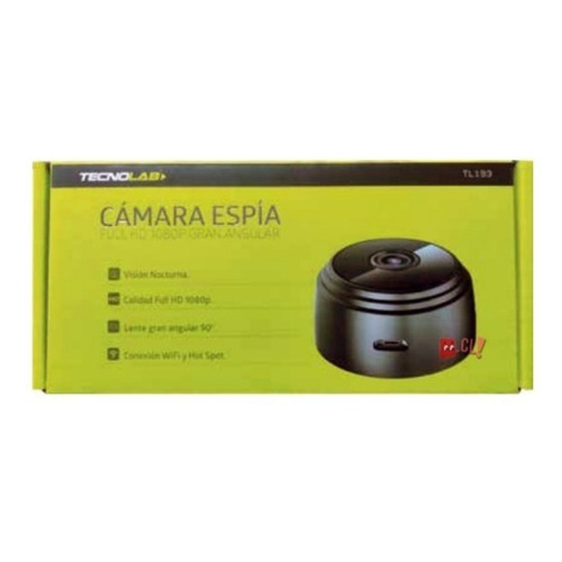 Cámara De Seguridad Mini Wifi Full Hd Angular 90 Grados - Ps 3