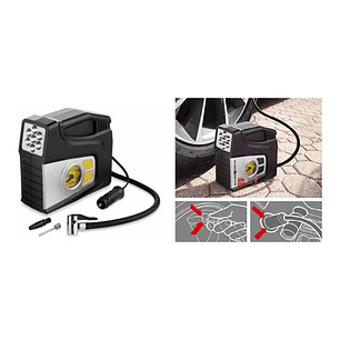 Compresor Aire Para Autos 100psi Con Linterna Incluida - Ps