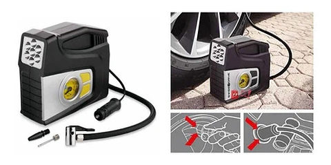 Compresor Aire Para Autos 100psi Con Linterna Incluida - Ps