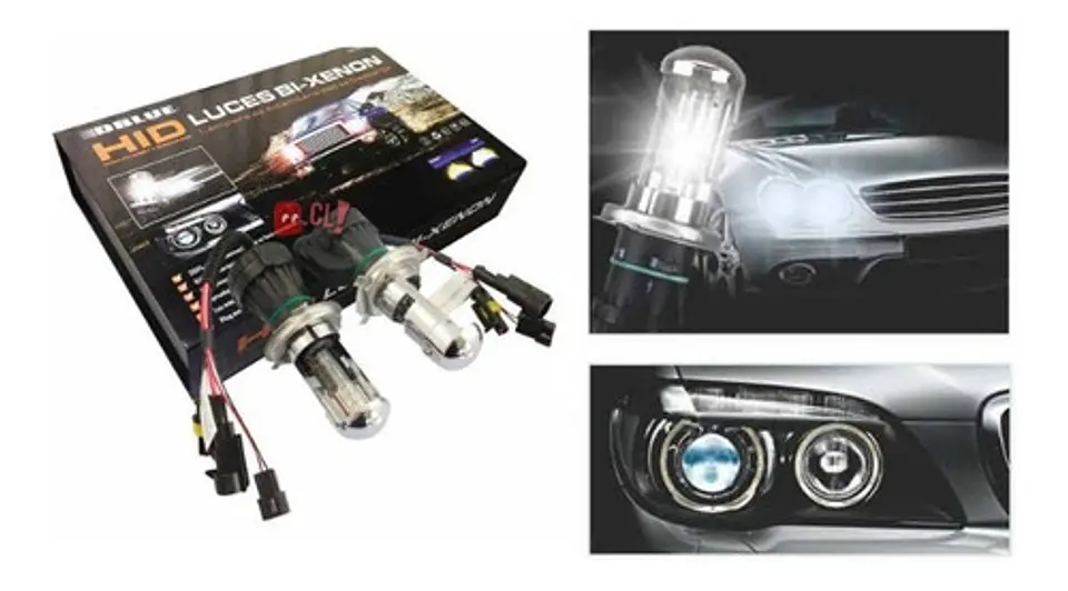 Kit Luces Bi Xenon Hid H4 6000k Para Autos - Ps 2