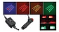 Kit De 4 Tiras Led Flexibles Rgb Para Autos - Ps - Miniatura 2