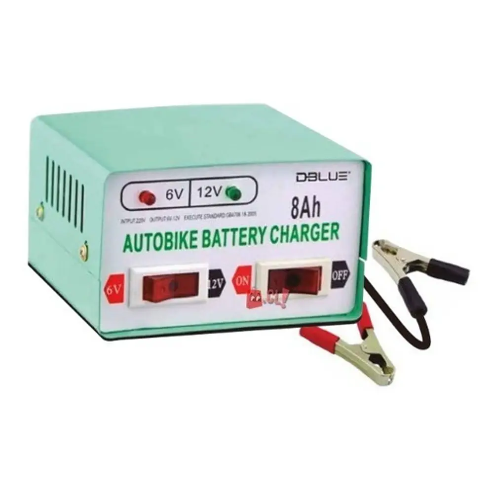 Cargador De Batería Autos Y Motos Potencia De 6v Y 12v - Ps 1