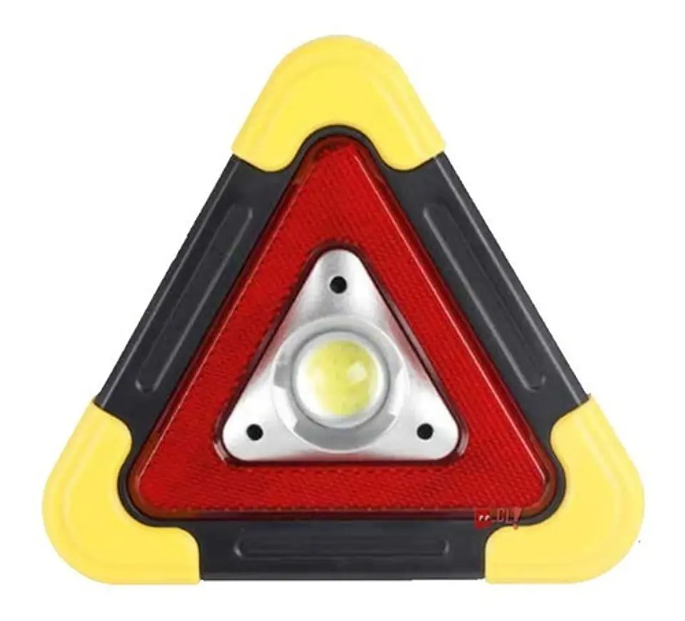 Triangulo Autos Con Luz De Alerta Y Trabajo Recargable - Ps 1