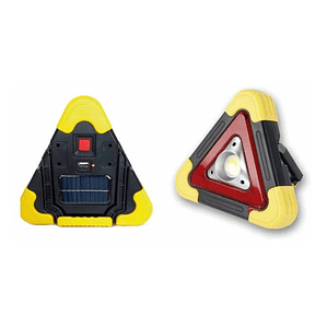 Triangulo Autos Con Luz De Alerta Y Trabajo Recargable - Ps