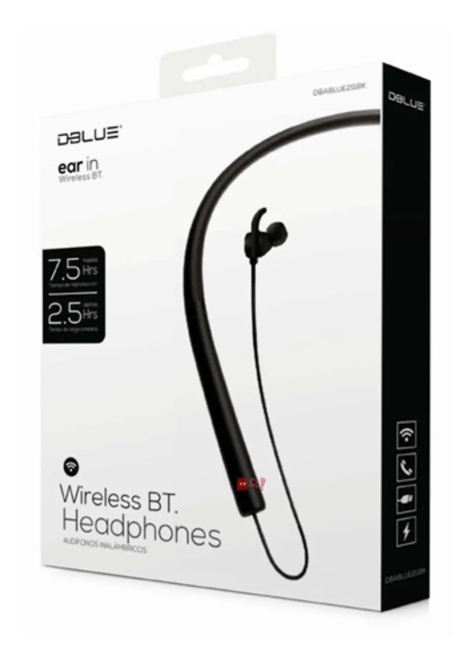 Audífonos Deportivos Bluetooth Ear In Color Rojo - Ps 2