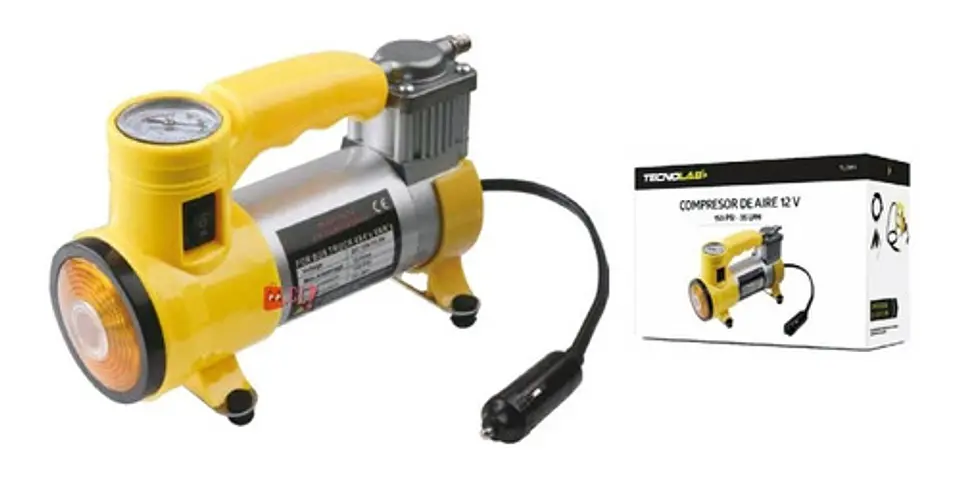 Compresor De Aire 150psi De Autos Con Luz Intermitente - Ps 3