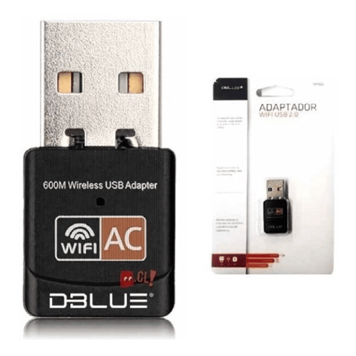 Adaptador Usb Wifi Banda Dual 5ghz Y 2.4ghz 600mbps - Ps 3