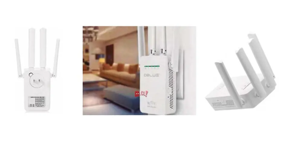 Repetidor Amplificador Señal Internet Wifi De 4 Antenas - Ps 2