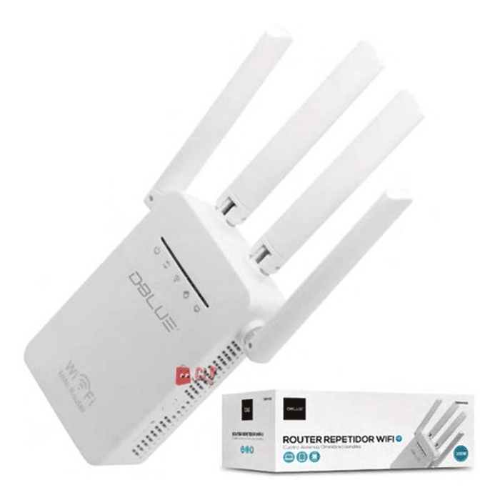 Repetidor Amplificador Señal Internet Wifi De 4 Antenas - Ps 3