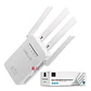 Repetidor Amplificador Señal Internet Wifi De 4 Antenas - Ps - Miniatura 3