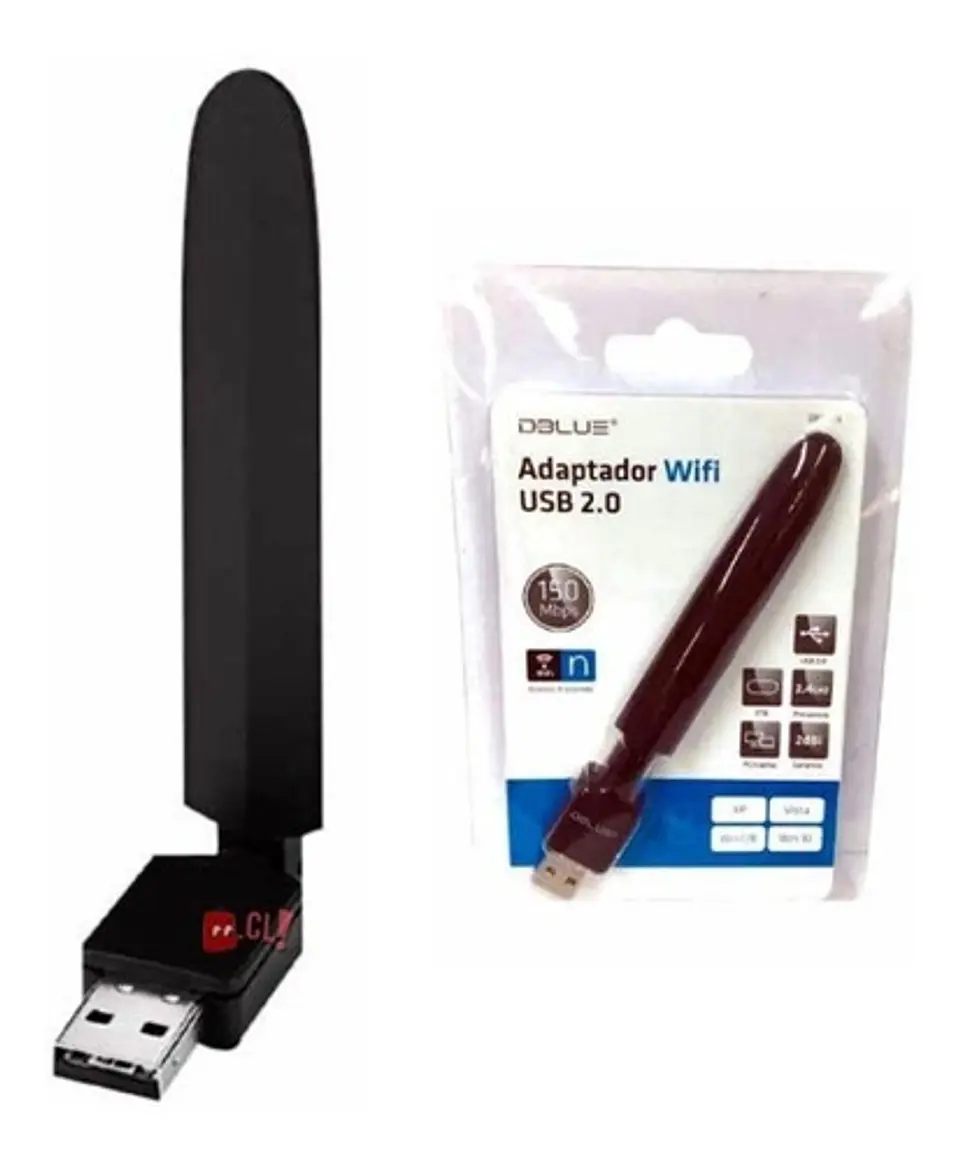 Adaptador Antena Usb Wifi 150mbps 2.4 Ghz - Ps 2