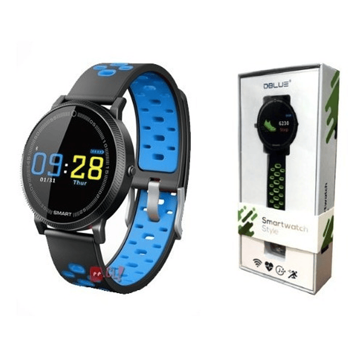 Smartwatch Con Pantalla Oled Ip67 Color Azul - Ps 2