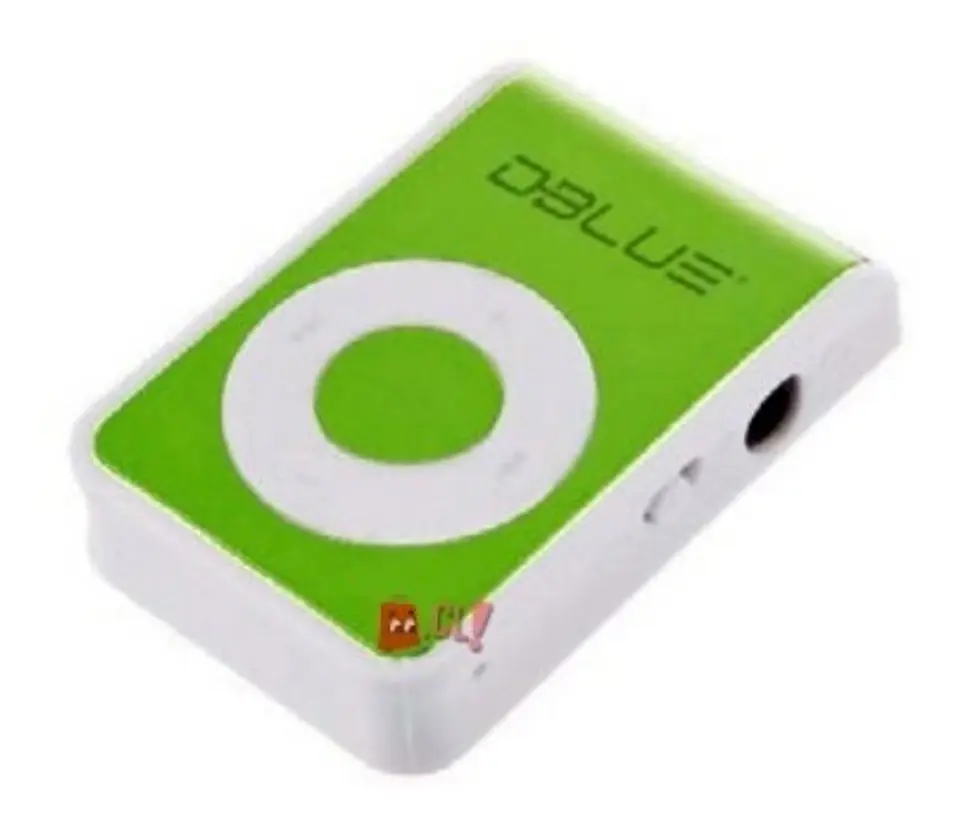 Reproductor Mp3 Con Lector De Micro Sd Color Verde - Ps 2