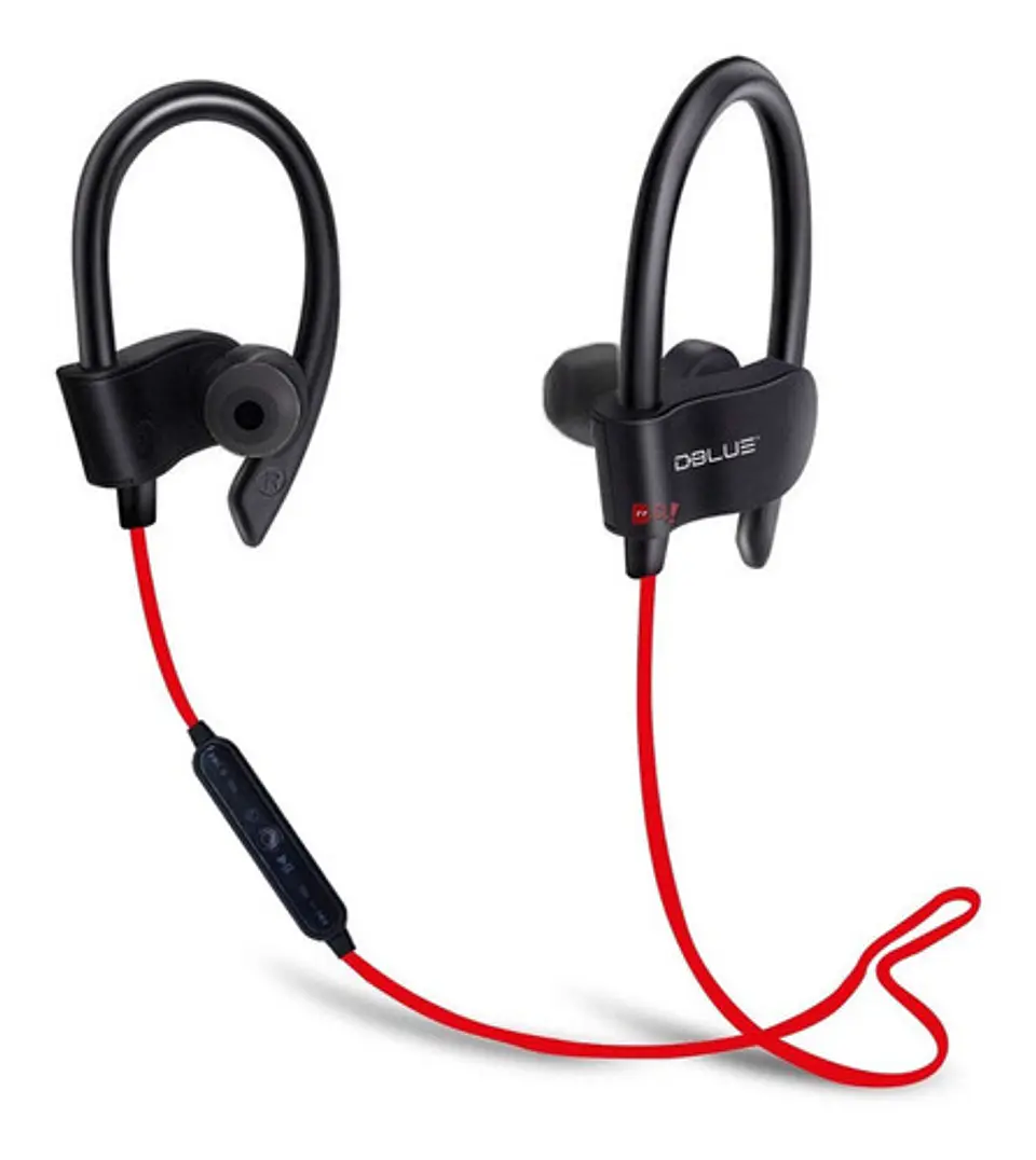 Audífonos Deportivos Bluetooth Recargable Color Rojo - Ps 1