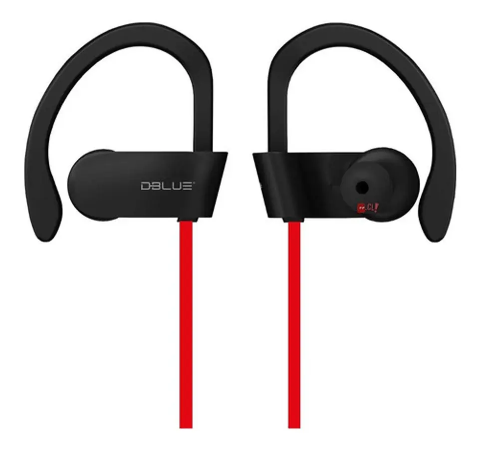Audífonos Deportivos Bluetooth Recargable Color Rojo - Ps 2