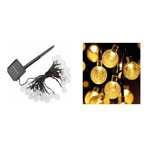 Guirnalda Solar Decoración 20 Led 10mts - Ps