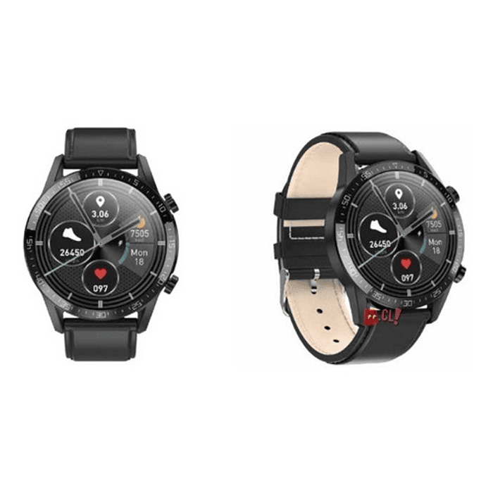 Reloj Smartwatch Diseño Formal Con Monitoreo De Salud - Ps 2