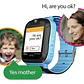 Reloj Smartwatch Con Gps Para Niños Kids Safety Azul - Ps - Miniatura 3