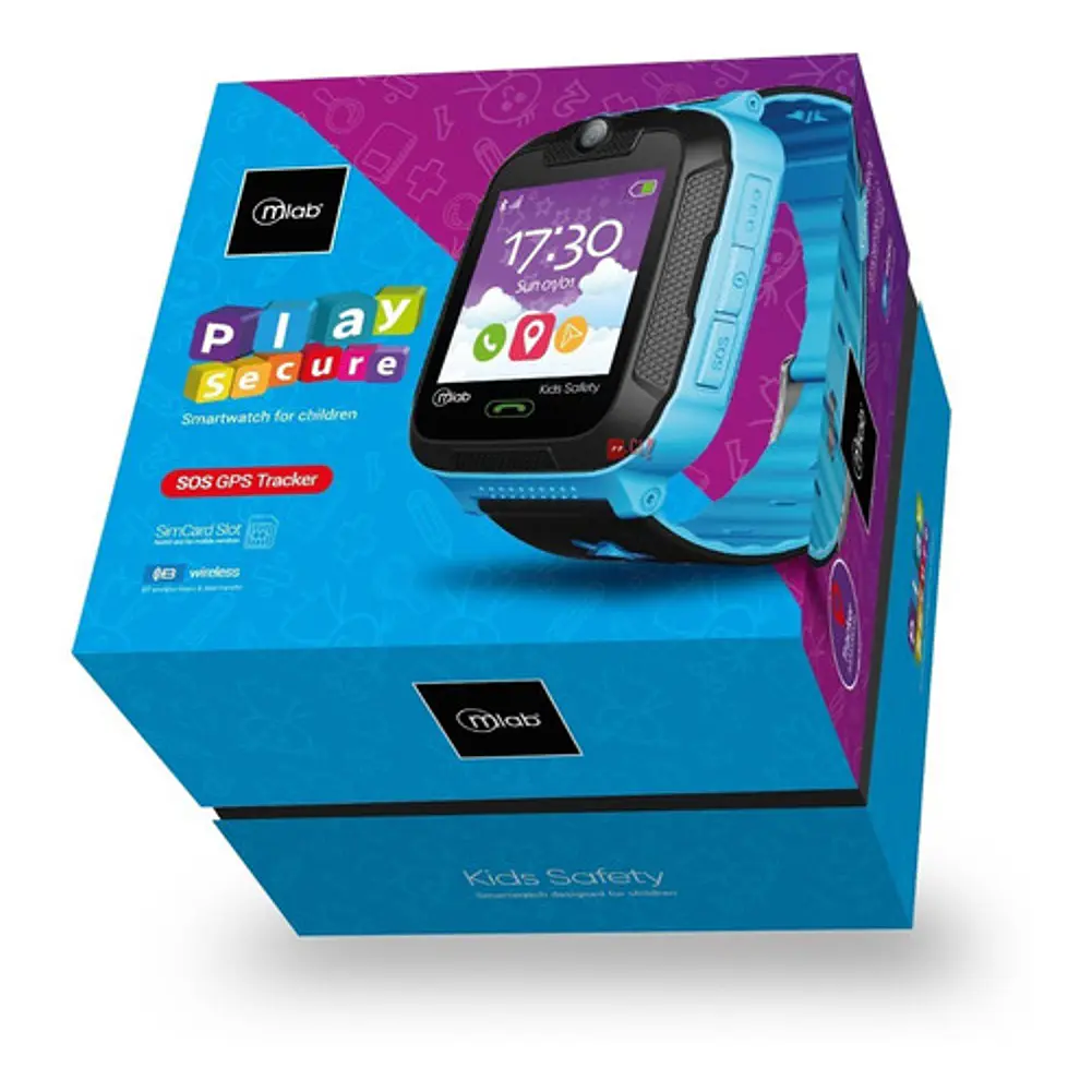 Reloj Smartwatch Con Gps Para Niños Kids Safety Azul - Ps 4