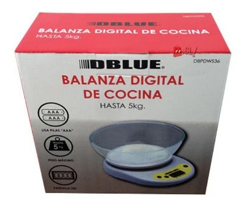 Pesa Digital Cocina Con Recipiente Capacidad 5kg - Ps
