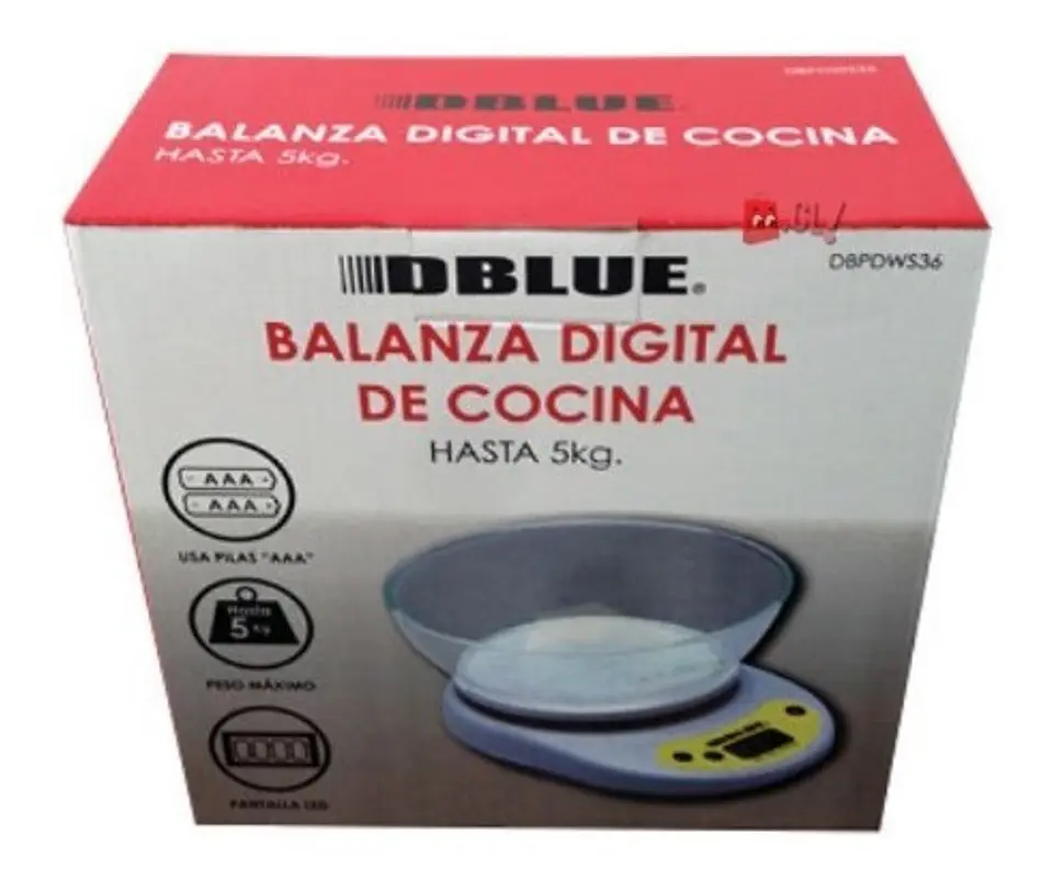 Pesa Digital Cocina Con Recipiente Capacidad 5kg - Ps 2