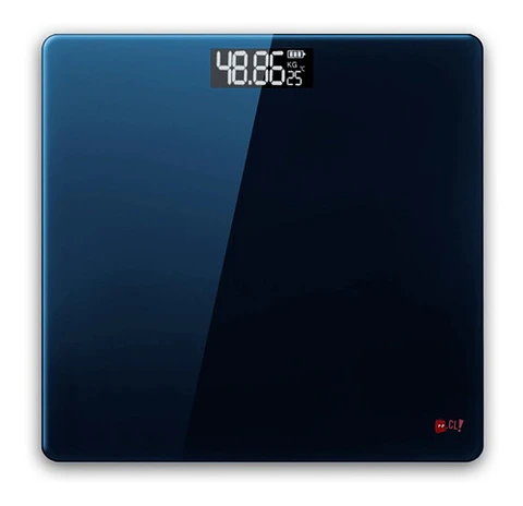 Pesa Digital Baño Vidrio Templado Capacidad 180kg Azul - Ps